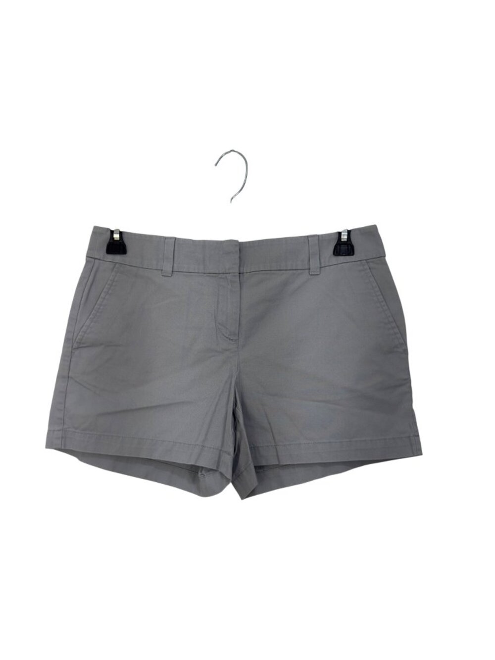 Loft Outlet Womens Light Gray 4" Classic Chino Shorts Size 4 100% Cotton